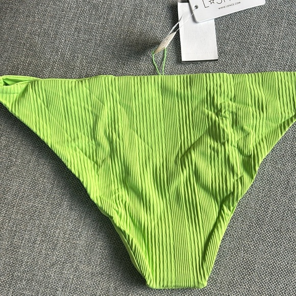 L*SPACE Camacho Bikini Bottom Color Cucumber Size XL - Picture 11 of 14